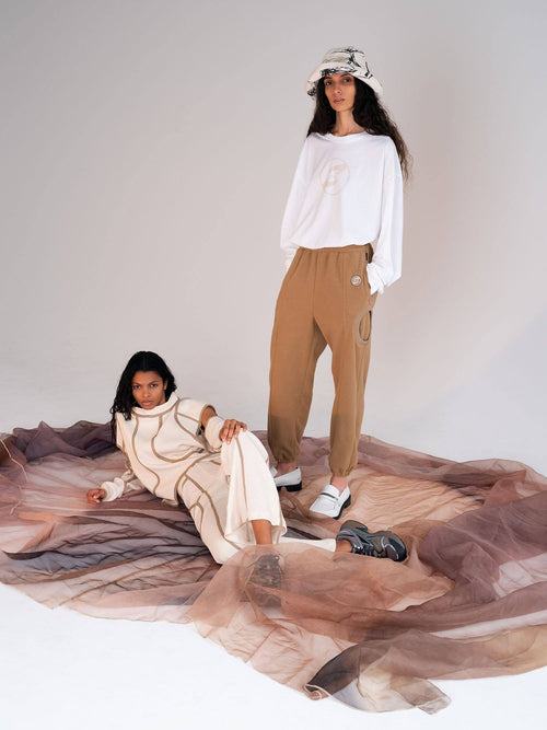 LINE THERMAL PANTS -IVORY- | Cycle by myob